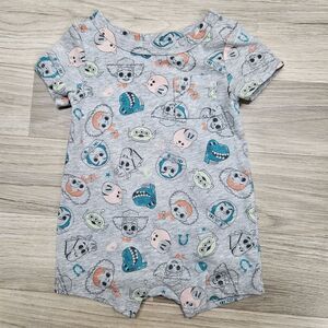 Baby Bean Disney Baby Boy Romper Gray Toy Story 3 Months